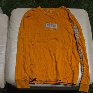American Eagle Outfitters Mustard Tee